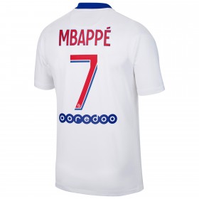 Fußballtrikots Paris Saint-Germain Kylian Mbappé 7 2020-2021 Kurzarm Auswärts-trikot kaufen